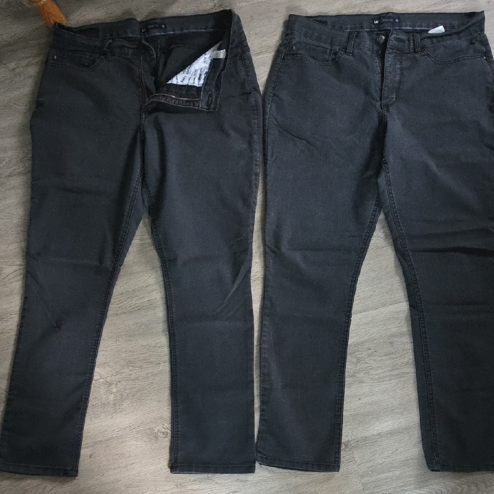 Lee Easy Fit Black Pants 16 Medium